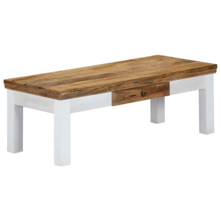 vidaXL tömör mangófa dohányzóasztal 110 x 50 x 40 cm