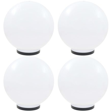 vidaXL 4 db LED gömblámpa 40 cm PMMA 