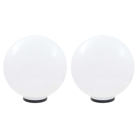 vidaXL 2 db LED gömblámpa 50 cm PMMA 