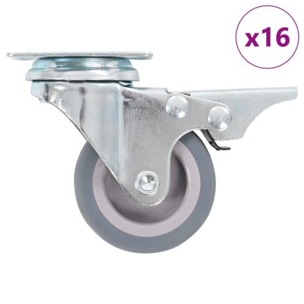 vidaXL 16 db önbeálló görgő 50 mm