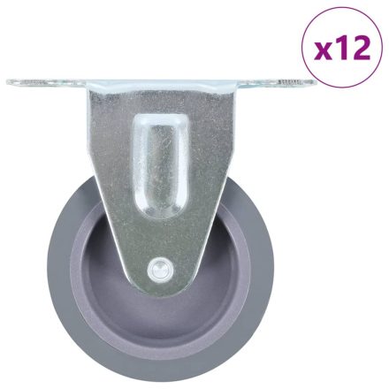 vidaXL 12 darab fix görgő 75 mm