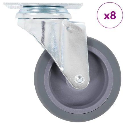 vidaXL 8 db önbeálló görgő 75 mm