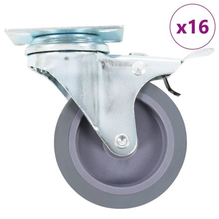 vidaXL 16 db önbeálló görgő 75 mm