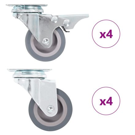 vidaXL 8 darab önbeálló görgő 50 mm