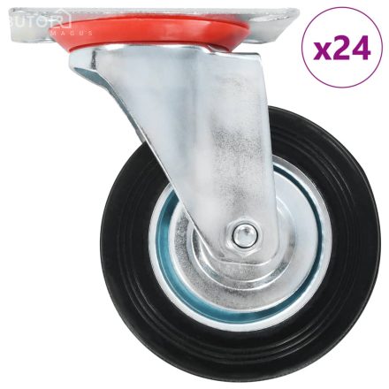 vidaXL 24 darab önbeálló görgő 100 mm