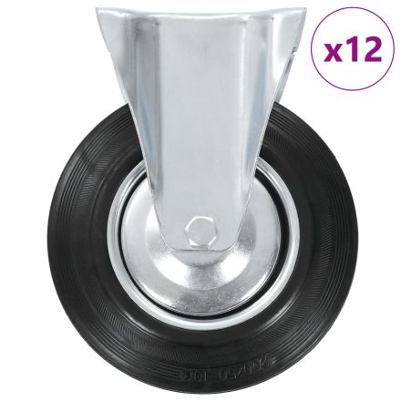 vidaXL 12 darab fix görgő 200 mm