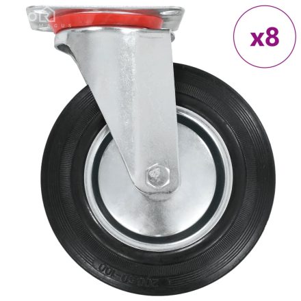 vidaXL 8 darab önbeálló görgő 200 mm