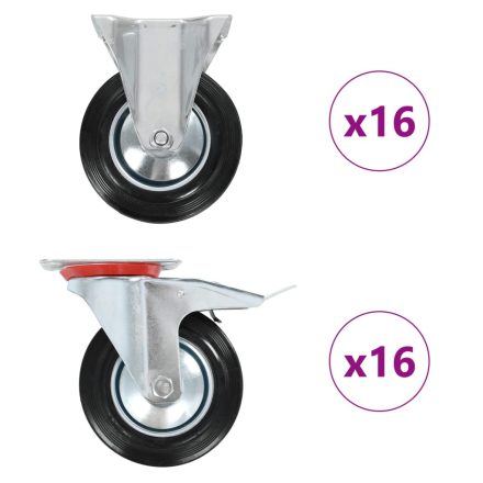 vidaXL 32 darab görgő 160 mm