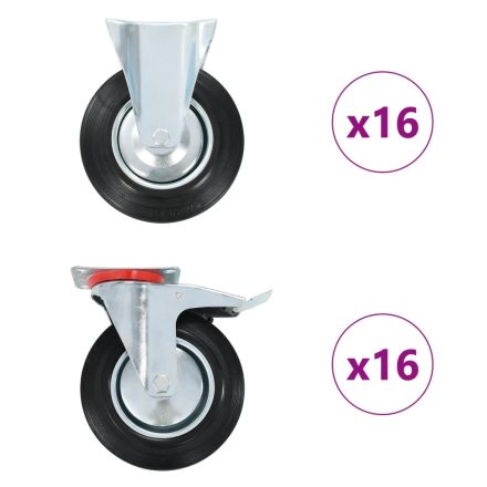 vidaXL 32 darab görgő 200 mm
