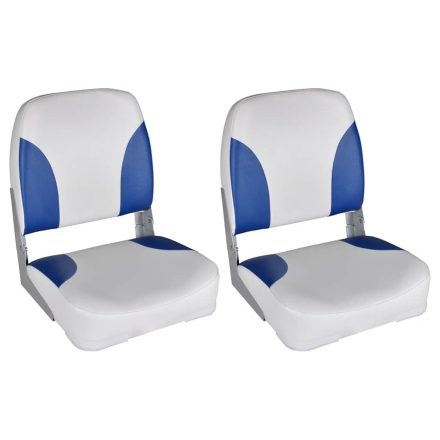 vidaXL 2 db hajóülés lecsukható háttámlával és párnával 41x36x48 cm