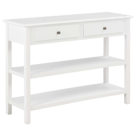 vidaXL fehér MDF tálalószekrény 110 x 35 x 80 cm