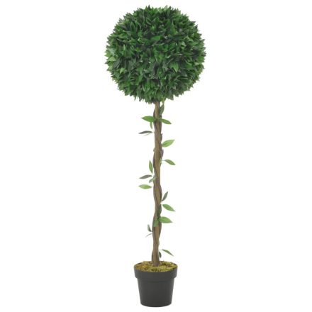 vidaXL zöld, cserepes műbabérfa 130 cm