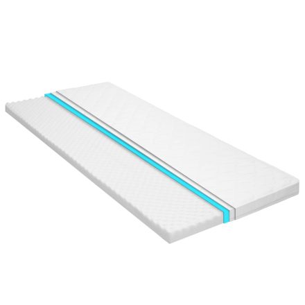 vidaXL tojástartó kialakítású hideghabos matractakaró 100 x 200 x 6 cm