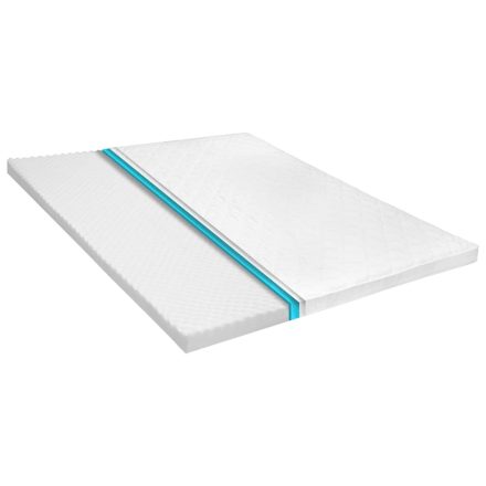 vidaXL tojástartó kialakítású hideghabos matractakaró 140 x 200 x 6 cm