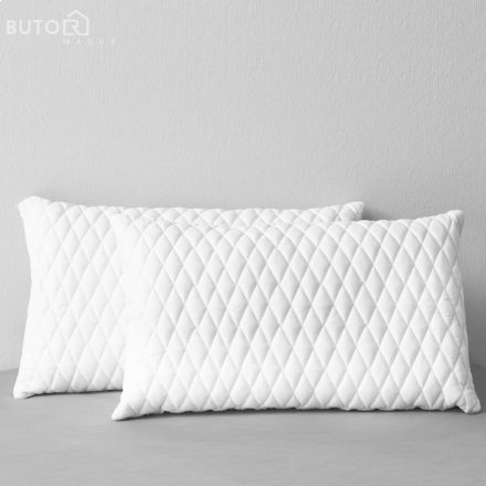 vidaXL 2 db memóriahabos párna 80 x 40 x 14 cm
