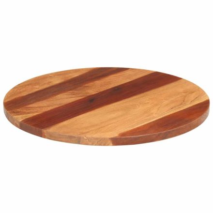 vidaXL kerek tömör akácfa asztallap 25-27 mm 60 cm