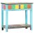 vidaXL kézzel festett tömör mangófa tálalóasztal 80 x 35 x 75 cm