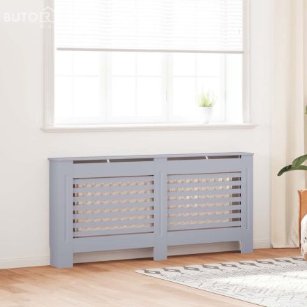 vidaXL antracitszürke MDF radiátorburkolat 172 x 19 x 81,5 cm