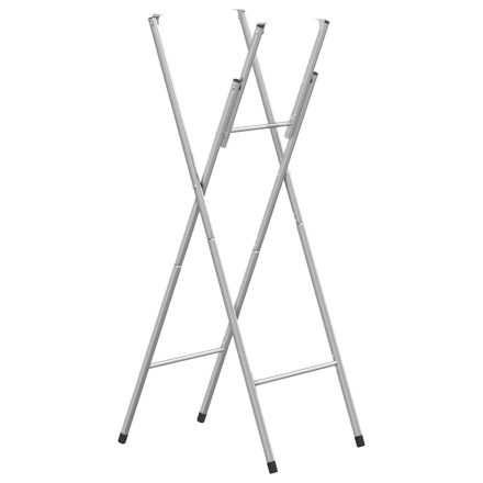 vidaXL ezüst horganyzott acél összecsukható bárasztal láb 45x53x108 cm