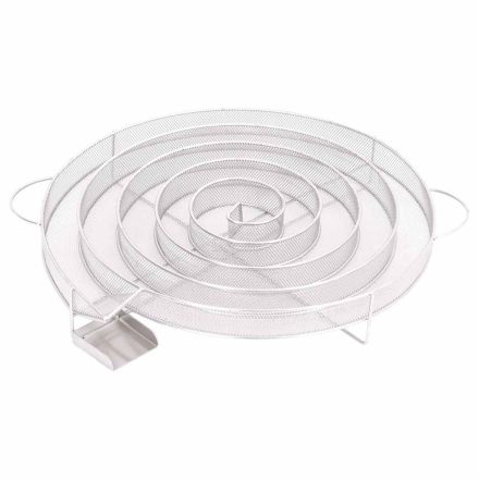 vidaXL kerek rozsdamentes acél hidegfüst-generátor 33,5 cm