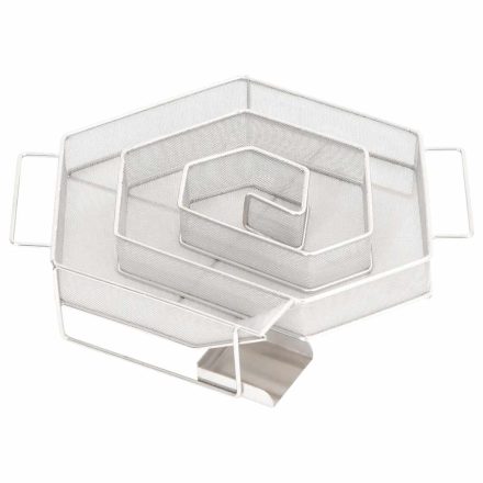 vidaXL 6 oldalas rozsdamentes acél hidegfüst-generátor 22,5 cm