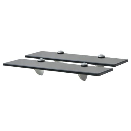 vidaXL 2 db lebegő üvegpolc 40 x 10 cm 8 mm
