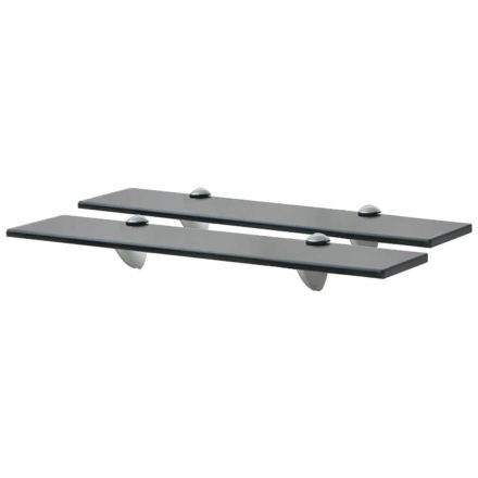 vidaXL 2 db lebegő üvegpolc 50 x 10 cm 8 mm