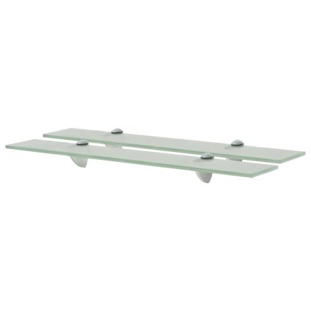 vidaXL 2 db lebegő üvegpolc 60 x 10 cm 8 mm