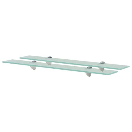vidaXL 2 db lebegő üvegpolc 70 x 20 cm 8 mm