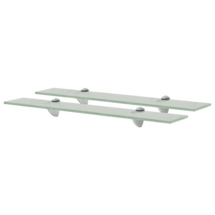 vidaXL 2 db lebegő üvegpolc 60 x 20 cm 8 mm