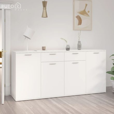 vidaXL fehér szerelt fa tálalószekrény 160 x 36 x 75 cm