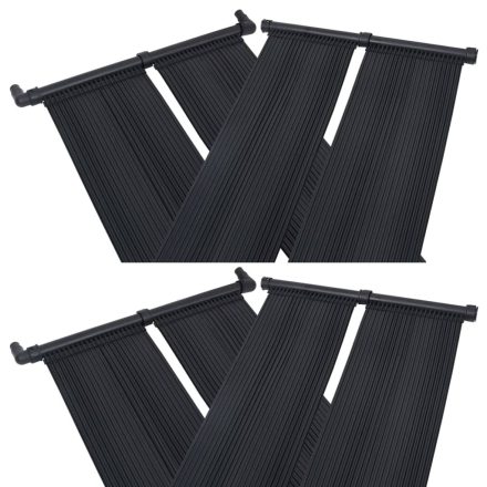 vidaXL 4 db napelemes medencefűtő panel 80 x 310 cm