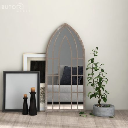 vidaXL homokszínű vas tükör beltéri használatra 100 x 45 cm