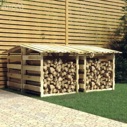 vidaXL 4 db impregnált fenyőfa pergola tetővel 100 x 90 x 100 cm