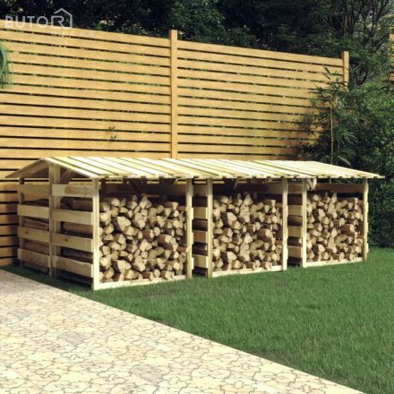 vidaXL 6 db impregnált fenyőfa pergola tetővel 100 x 90 x 100 cm