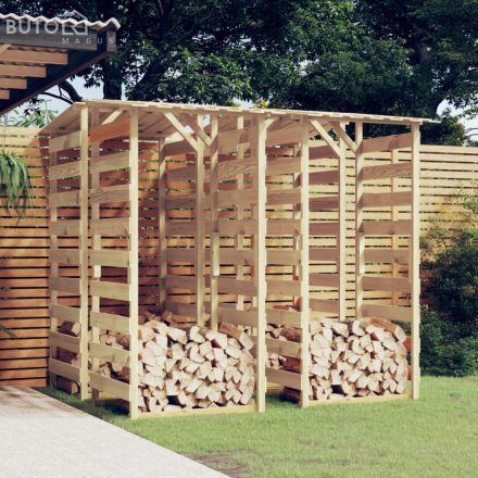 vidaXL 4 db impregnált fenyőfa pergola tetővel 100 x 90 x 200 cm