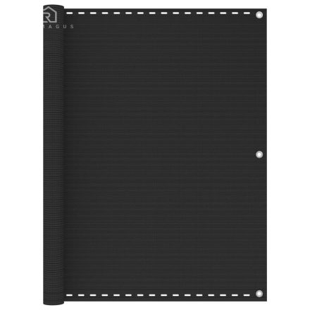 vidaXL antracitszürke HDPE erkélyparaván 120 x 300 cm