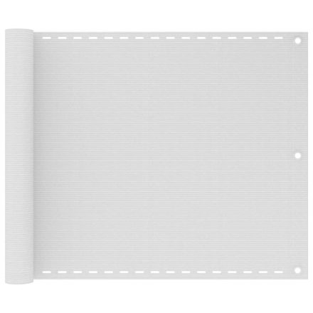 vidaXL fehér HDPE erkélyparaván 75 x 300 cm