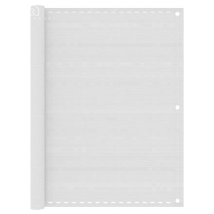 vidaXL fehér HDPE erkélyparaván 120 x 600 cm
