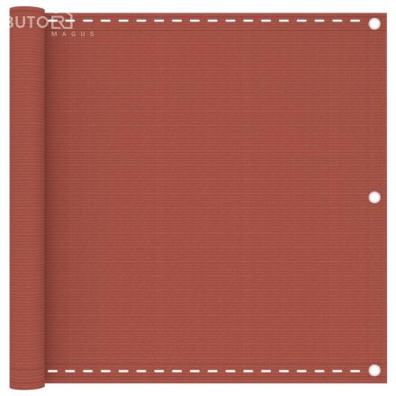 vidaXL terrakotta HDPE erkélytakaró 90 x 600 cm
