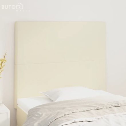 vidaXL 2 db krémszínű műbőr fejtámla 80 x 5 x 78/88 cm