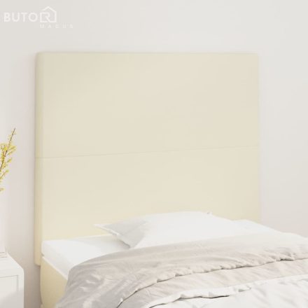 vidaXL 2 db krémszínű műbőr fejtámla 100x5x78/88 cm