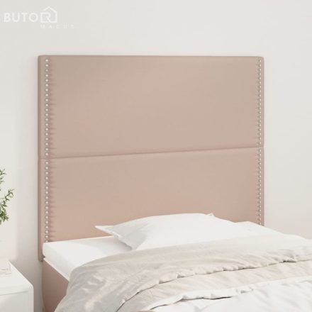 vidaXL 2 db cappuccino színű műbőr fejtámla 100 x 5 x 78/88 cm