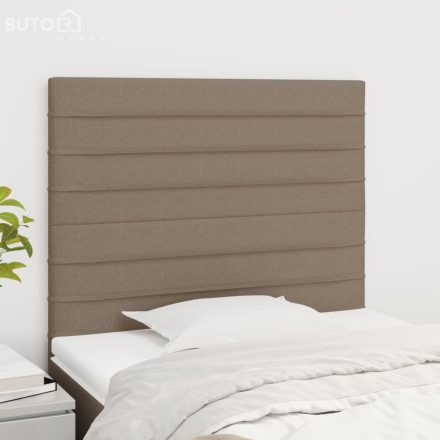 vidaXL 2 db tópszínű szövet fejtámla 100x5x78/88 cm