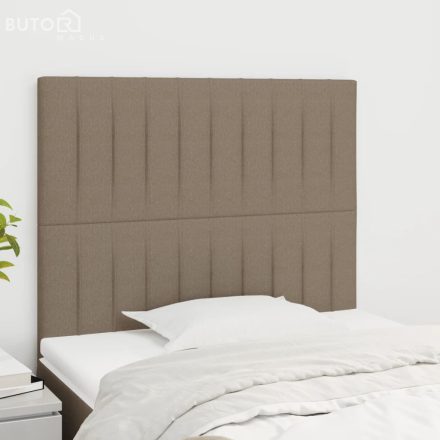 vidaXL 2 db tópszínű szövet fejtámla 100x5x78/88 cm