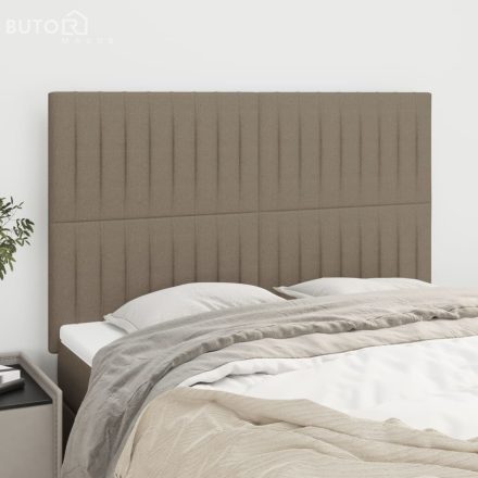 vidaXL 4 db tópszínű szövet fejtámla 72 x 5 x 78/88 cm