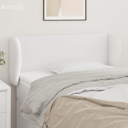 vidaXL fehér műbőr szárnyas fejtámla 83x23x78/88 cm