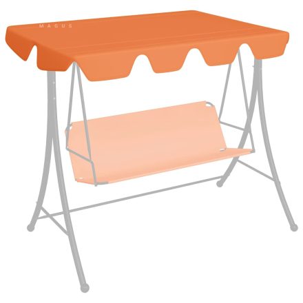 vidaXL narancssárga csere ponyva kerti hintaágyhoz 150/130 x 105/70 cm