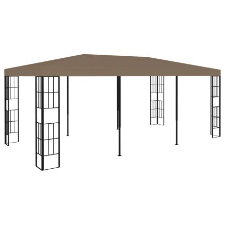vidaXL tópszínű pavilon 6 x 3 m