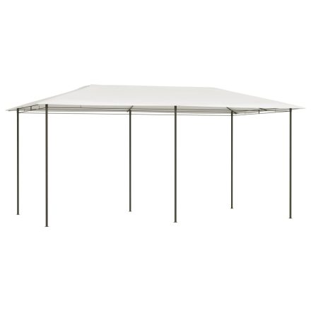 vidaXL krémszínű pavilon 2,98 x 5,3 x 2,59 m 160 g/m²